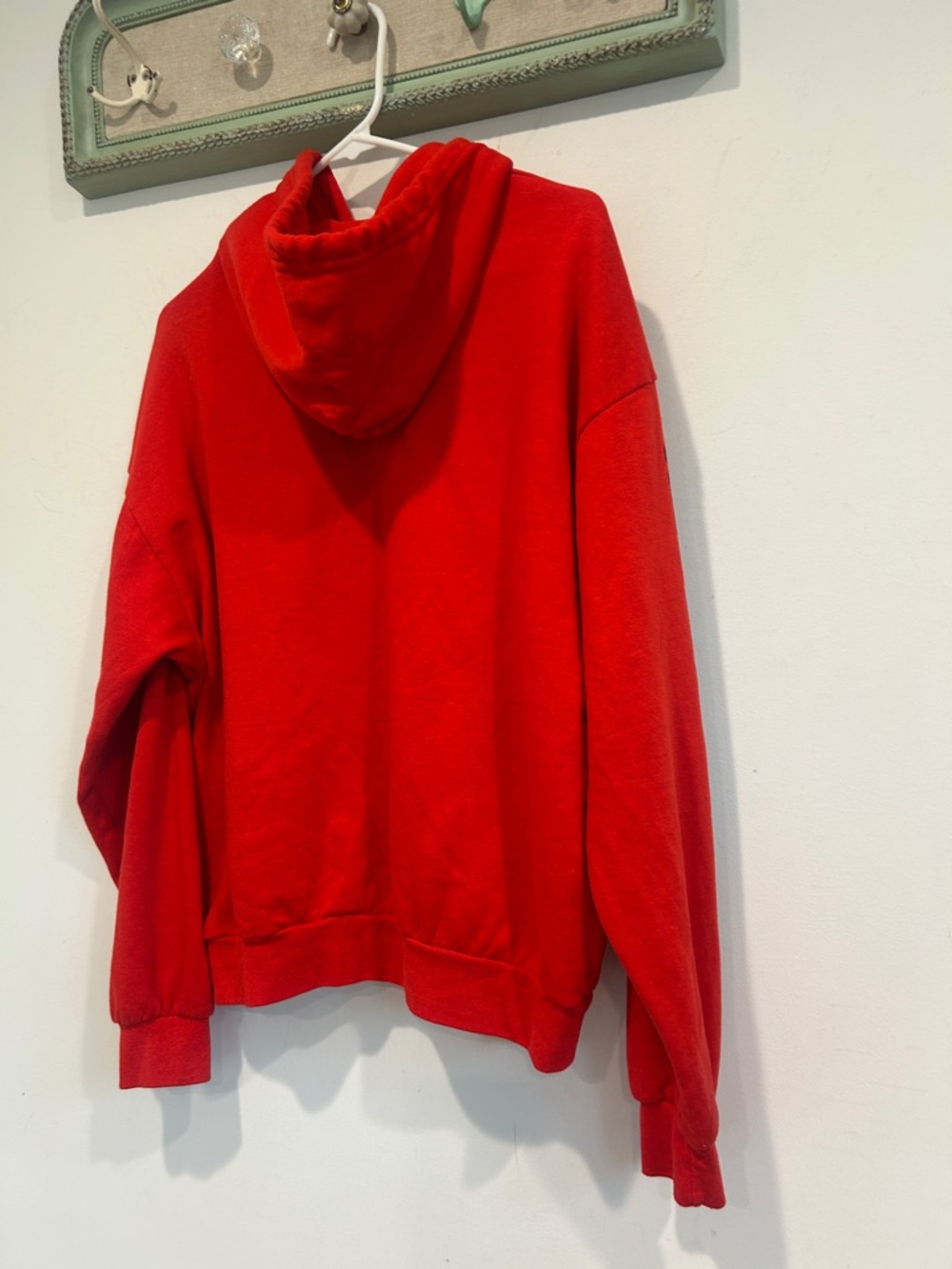 Aviator Nation Jazz Aspen Snowmass Red Smiley Hoodie small women’s pullover - Picture 11 of 11